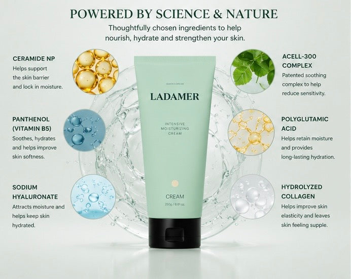 Ladamer Intensive Moisturising Cream 250ml