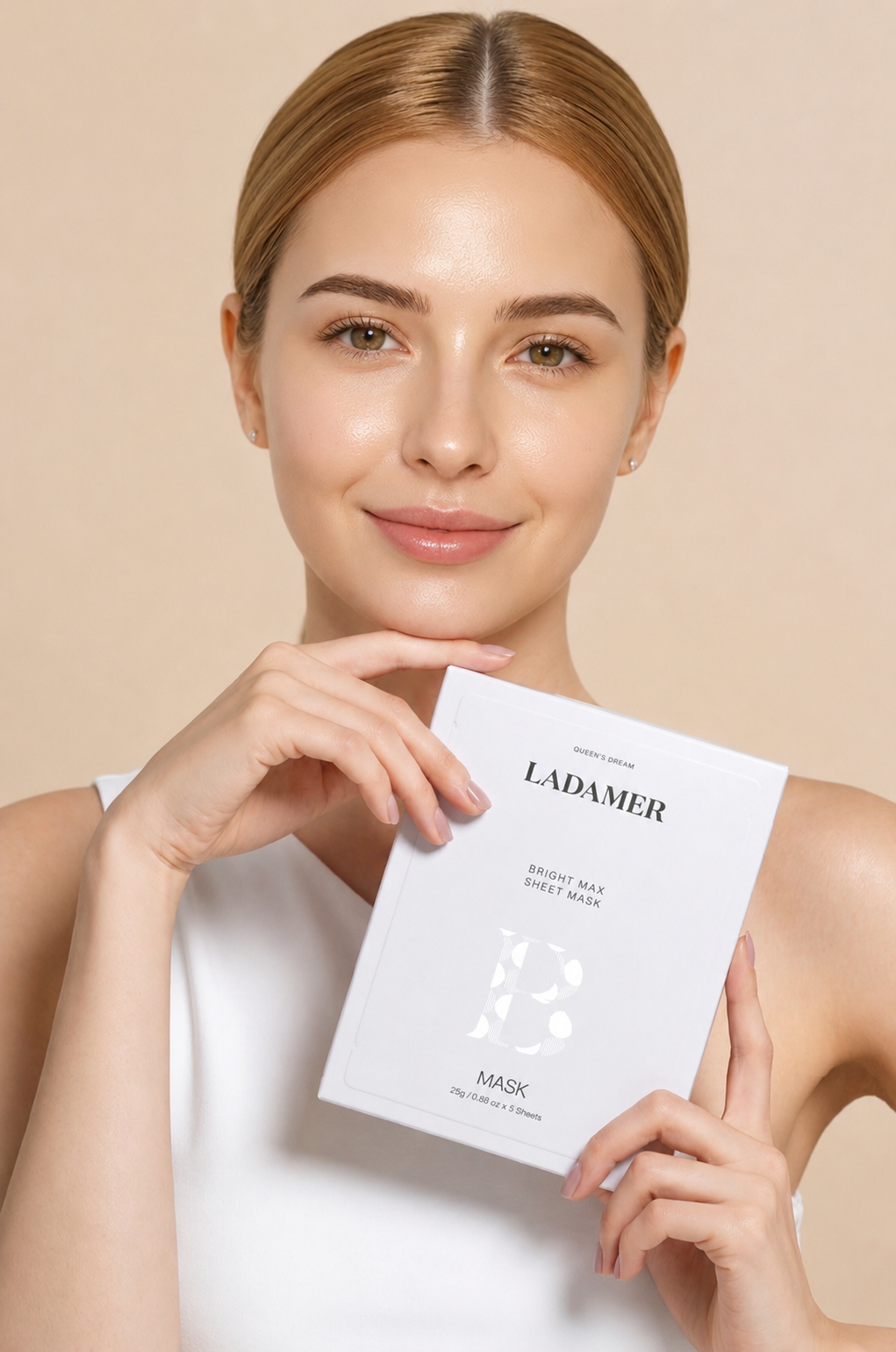 LADAMER Bright Max Sheet Mask – 5 Pack